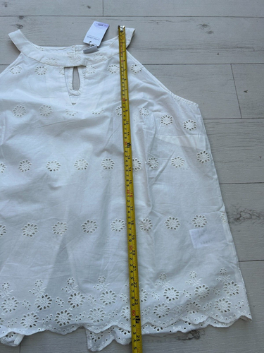LASCANA Size 18 Cream Sleeveless Blouse NEW - Picture 3 of 6