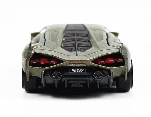 Bburago 1:64 Lamborghini Sian FKP37 Diecast Metal Model Car Vehicle - Zdjęcie 5 z 8