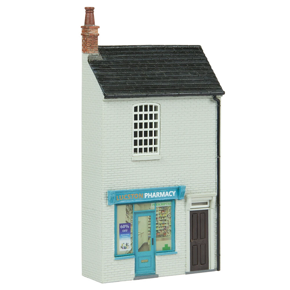 Bachmann 44-0140 OO Gauge Scenecraft Lucston Low Relief Pharmacy