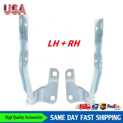 Pair Hood Hinges Set of 2 Driver & Passenger Side Left Right For Ford Explorer