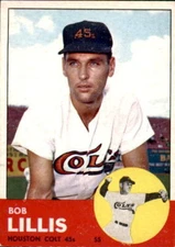 1963 Topps #119 Bob Lillis NRMT (REF 11907)
