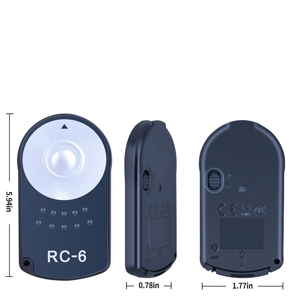 Remote Control For Canon RC-6 Wireless Shutter Release EOS M 5D 7D 5D Mark II 7D - Image 3 of 3