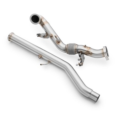 Système D'échappement Complet Pour SEAT Leon 1.8 TSI - Acier Aluminié - Kit De Montage Inclus - Neuf