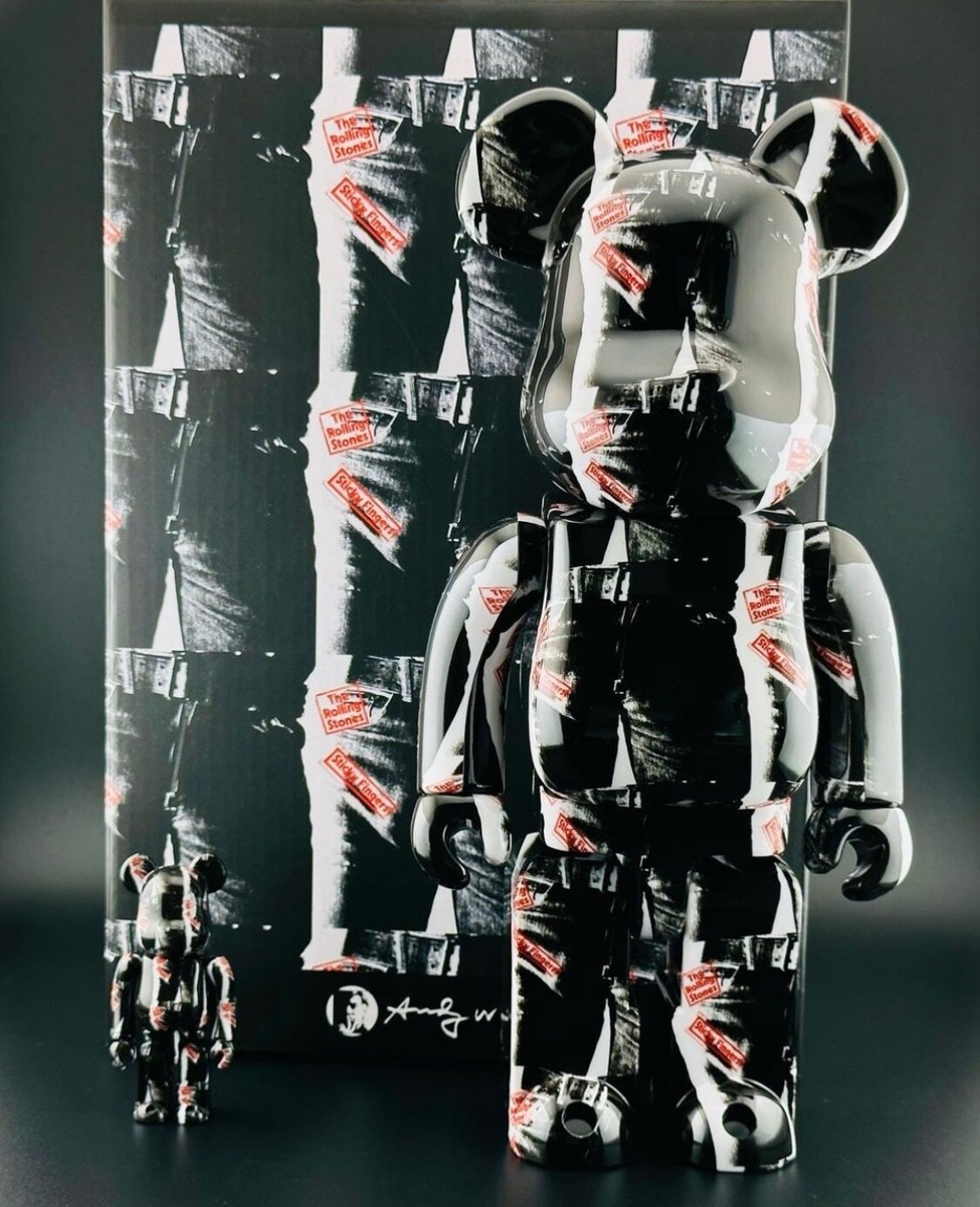 MEDICOM TOY - BE@RBRICK Andy Warhol × The Rolling Rolling_Stones_Sticky_Fingers_