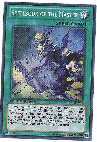 3x Spellbook of the Master CT10-EN014 Super Rare Limited NM