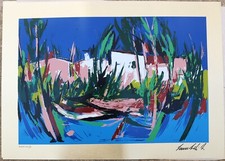 Lamberto Lamberti, serigrafia su alluminio, firmata, numerata.