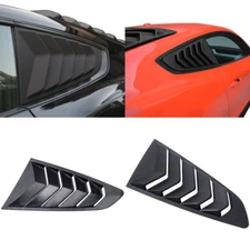 2pcs Quarter Side Window Louver Scoop Cover Vent Fits for Ford Mustang 2015-2020