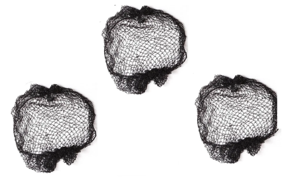 3 X Ladies Slumber Hair Nets Elasticated Mesh Styling Large Silky Sleep In Net - Image 2 of 4