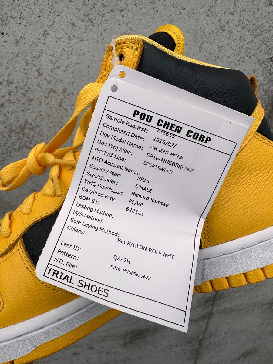 NEW Nike Dunk High SP16 Wu-Tang Clan PROMO SAMPLE Size 7 NEW Nike Dunk High SP16 Wu-Tang Clan PROMO SAMPLE Size 7