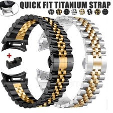 Stainless Steel Band For Samsung Galaxy Watch 5 6 7 40/44mm Classic Metal Strap