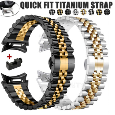 Stainless Steel Band For Samsung Galaxy Watch 5 6 7 40/44mm Classic Metal Strap