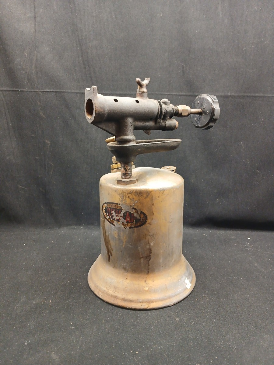 BLOW UP 田名網敬一 1963-1974 Antique Brass Blow Torch Welding Soldering Gas Tool Vintage