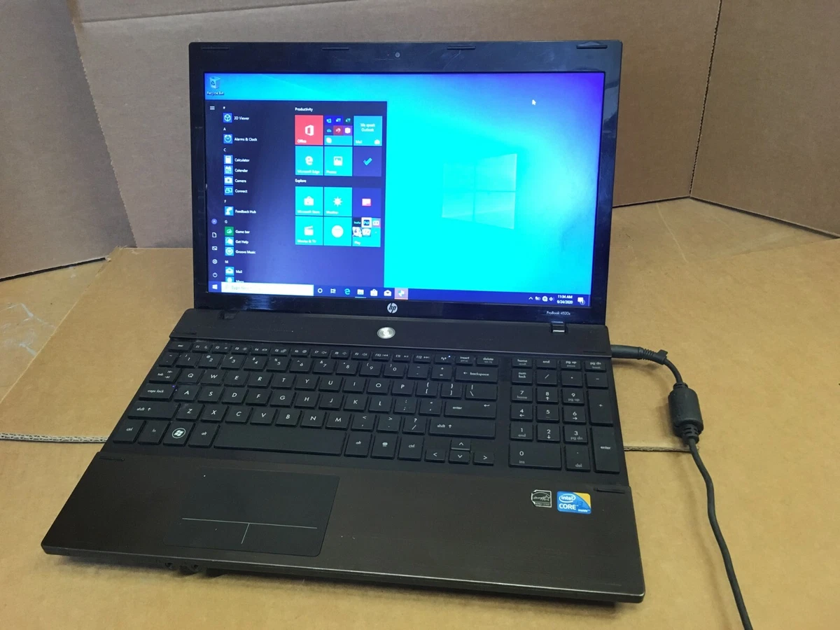 HP PROBOOK 4520S LAPTOP i3 M 350 2.27GHZ 2GB RAM 300GB HDD WINDOWS 10