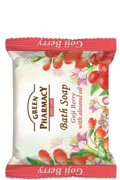 Bath Soap Goji Berry with Almond oil Moisturises skin 100g Green Pharmacy 6466