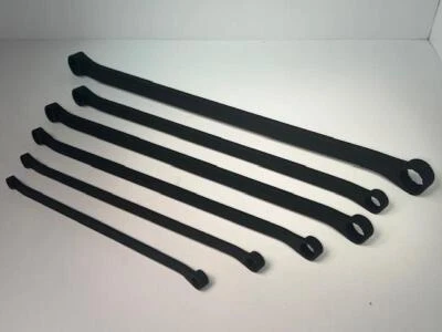 NEW Facom 6pc Set 15° Offset LONG-REACH Thin Wall Box End Metric Wrenches