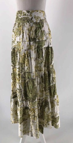 Tapemeasure for Anthropologie Floral Print Tiered Prairie Skirt Womens Size 12 - Picture 6 of 10