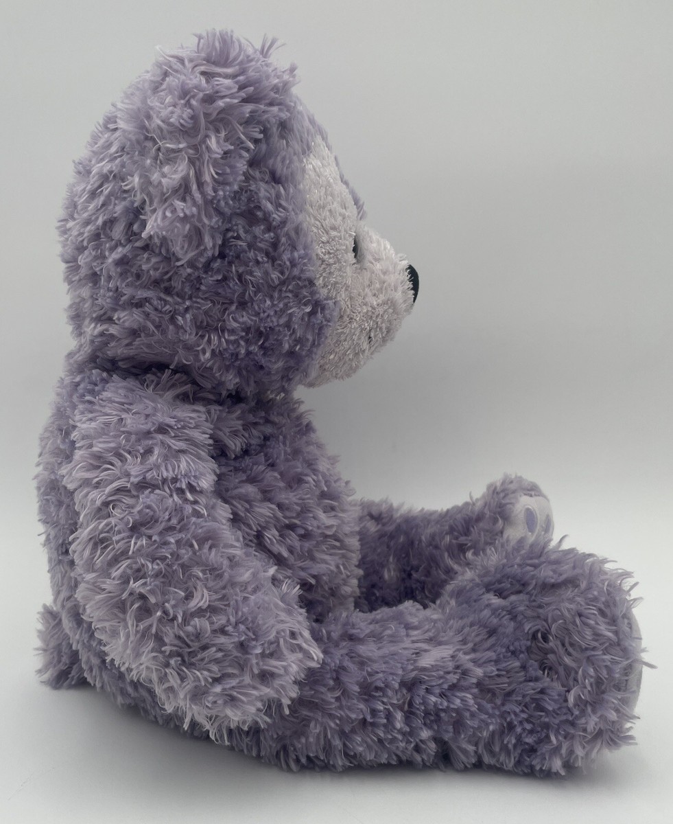 Pre Duffy Disney Bear Purple Plush Stuffed Walt Disney World
