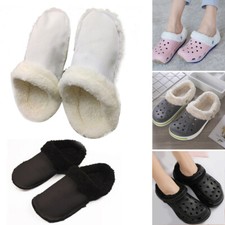 Replacement Fur Insoles Liners Winter Fleece Inserts Shoes Clogs  