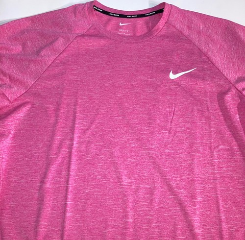 Nike Swim Hydroguard T-Shirt Dri Fit Mens M L XL UPF40 Nike T Blue Gray Navy Red - Picture 23 of 23