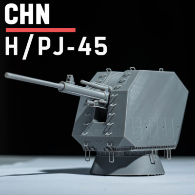 1/72 055 Destroyer H/PJ-45 Naval Gun 3D Printed Resin Parts Upgrade KIT