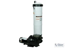 Rx Clear DE 100 Sq. Ft. In-ground Swimming Pool Filter System w/ 1 HP Pump