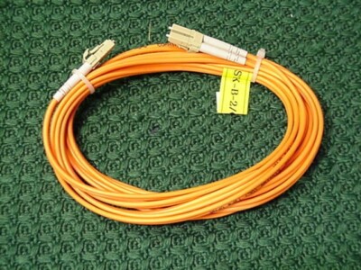 3 Meter LC-LC Fiber Optic Cable Duplex M/M 62.5/125 | eBay
