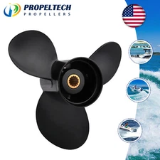 14 Spline Tooth| 10.1x13 Outboard Propeller for JOHNSON Evinrude Engines 15-35HP