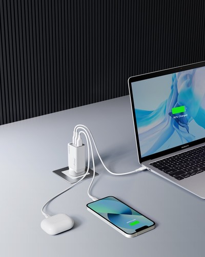 Anker 735 USB C Charger GaNPrime 65W, PPS 3-Port Fast Compact Wall Charger - Picture 2 of 6
