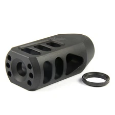 HOT! Tanker Style Muzzle Brake Triangular Baffl 1/2x28 Pitch for 223