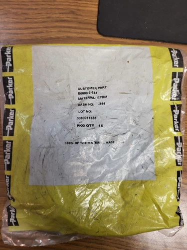 Parker O Rings Pack of 15. E0603 2-344. New in Original Package.