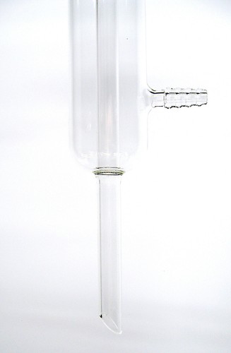 LabGlass LIEBIG CONDENSER distillation column 200mm jacket PLAIN ENDS LG-5140 - Picture 4 of 5