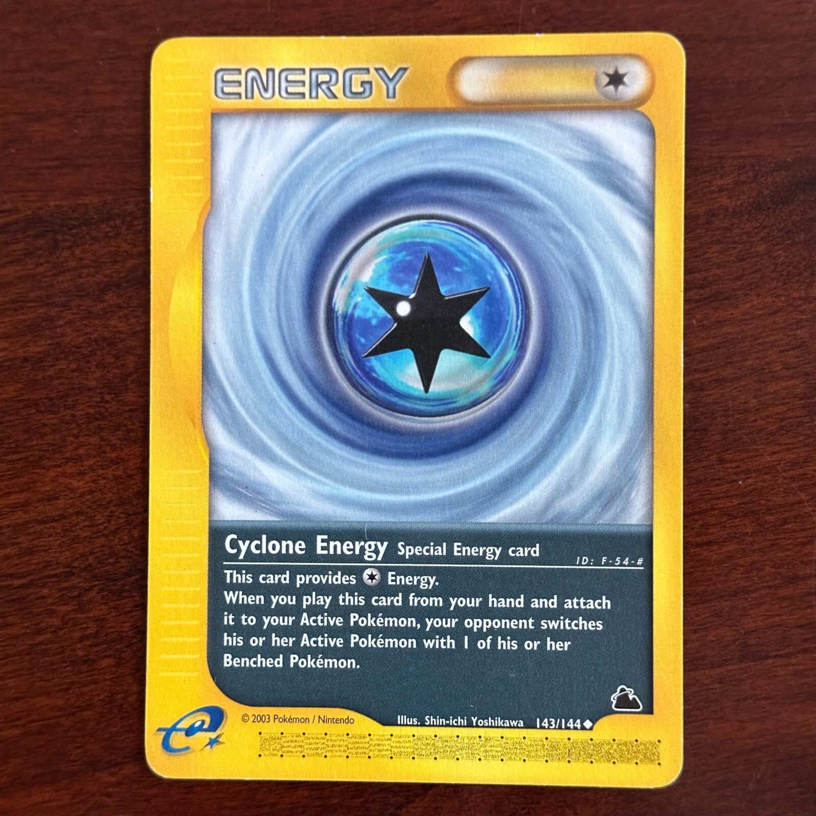 Cyclone Energy 143/144 Uncommon Skyridge Pokemon Card