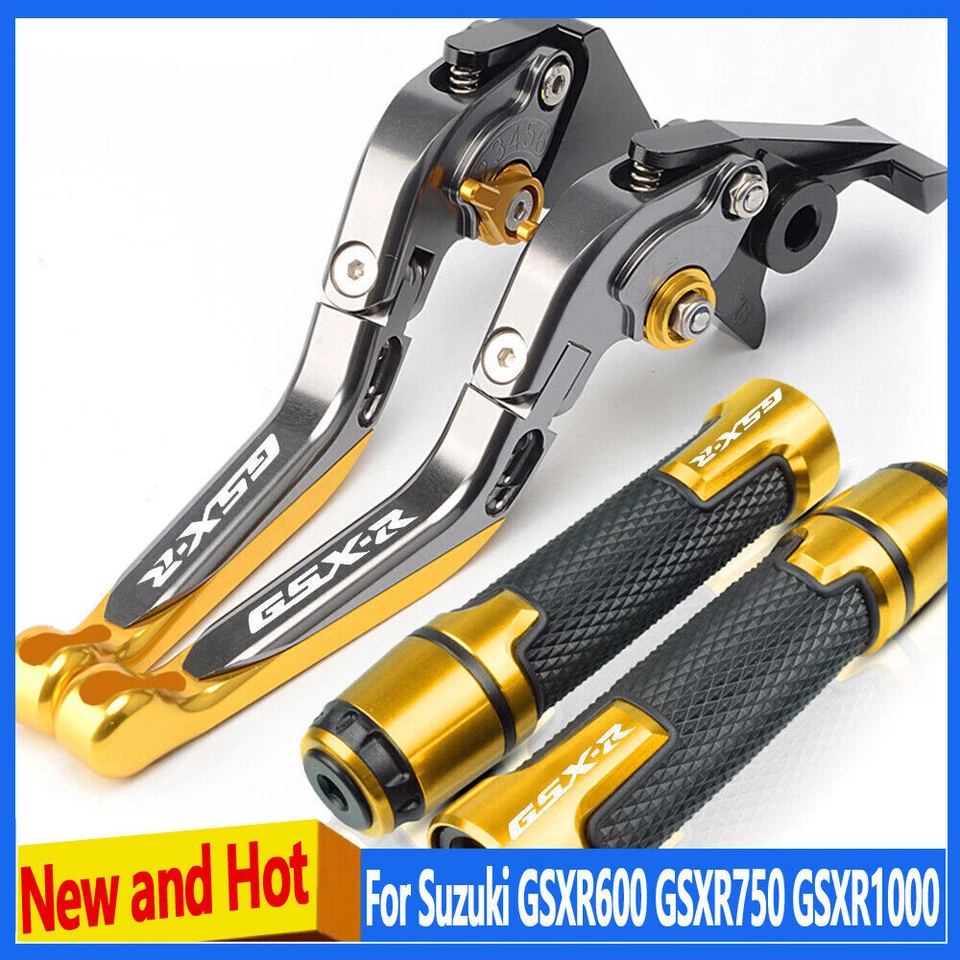For Suzuki GSXR600 GSXR750 GSXR1000 Hand Grips Handlebar Brake Multiple colors Foto 4 de 4