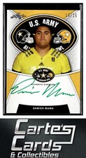 Damien Mama 2014 Leaf Army All-American Bowl TA-DM1 Tour Autos Green Ink 15/25