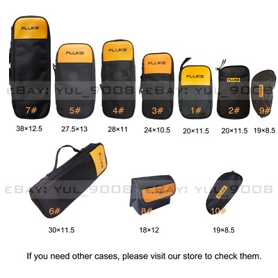Carry Soft Case Bag for FLUKE 15B+ 17B+ 18B+ 101 107 115C 116 117 175 177 179