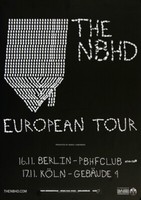 The Neighbourhood - The Floor, Berlin & KöLn 2015 | Konzertplakat | Poster