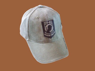 【ae】US ARMY PRISONER CAP POW/MIA PRISONER OF WAR HAT EMBROIDERED U.S MILITARY BALL CAP OD