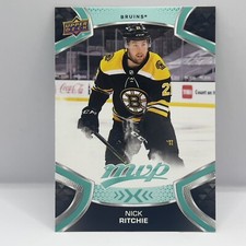 2021-22 Upper Deck MVP Hockey Nick Ritchie Base #60 Boston Bruins