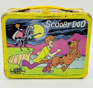 metal scooby doo lunch box with thermos