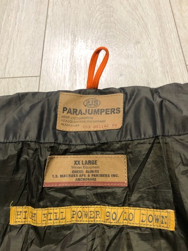Chaqueta Parajumpers Parajumpers Para Hombre Verde Caqui Rellena SERIE OBRA MAESTRA Talla XXL - Imagen 9 de 10