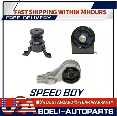 Engine Motor Mount 3PCS Set for 2005-2012 Ford Escape 3.0L/ A5481 A5412 ...