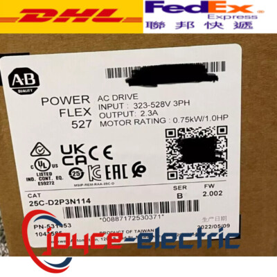 25C-D2P3N114 PowerFlex 527 0.75kW / 1Hp AC Drive Spot Goods Brand New in Box!