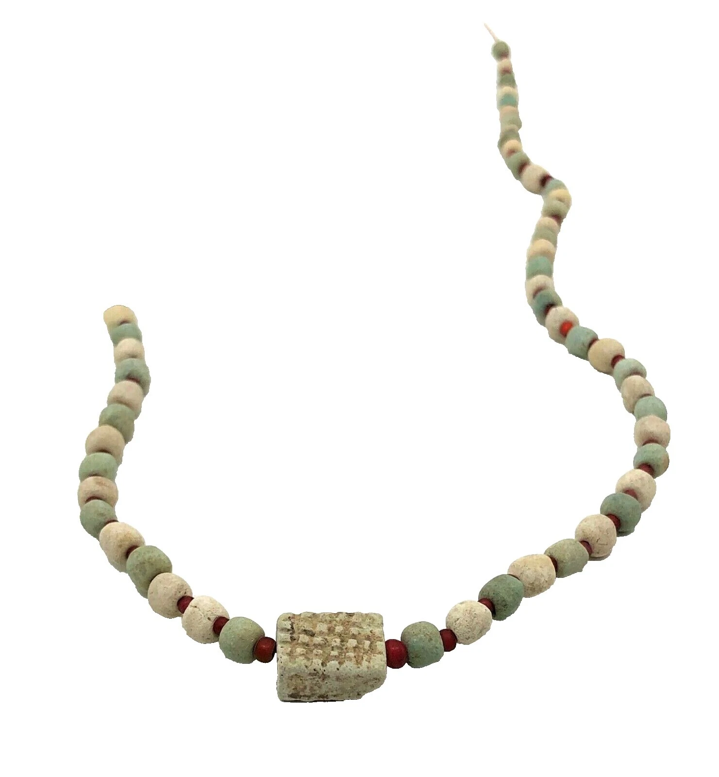 White Antique Original Necklace & Pendant Asian Antiques