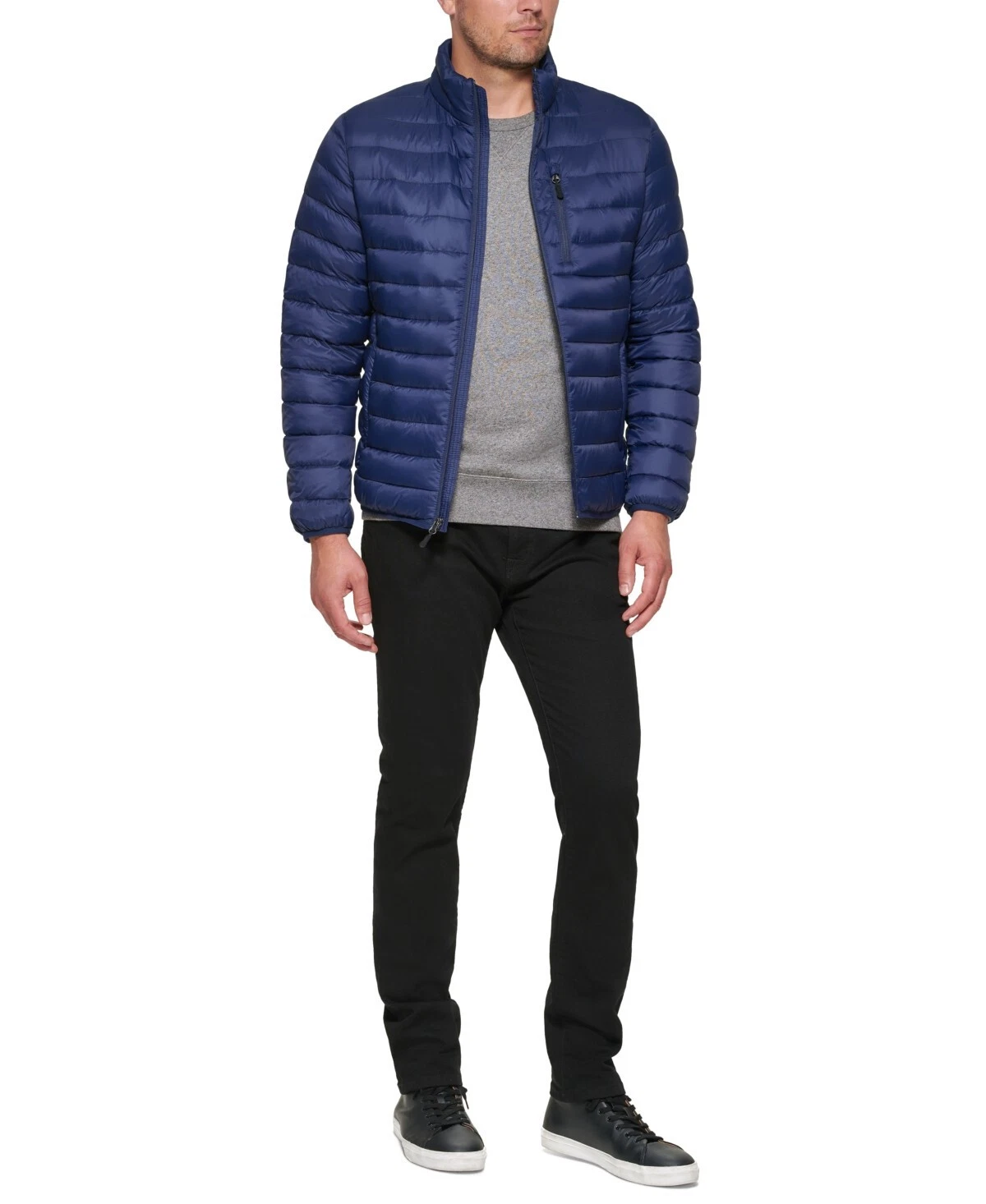 $125 Club Room Mens Down Packable Quilted Puffer Jacket, Navy, 2XL
Opens in a new window or tab