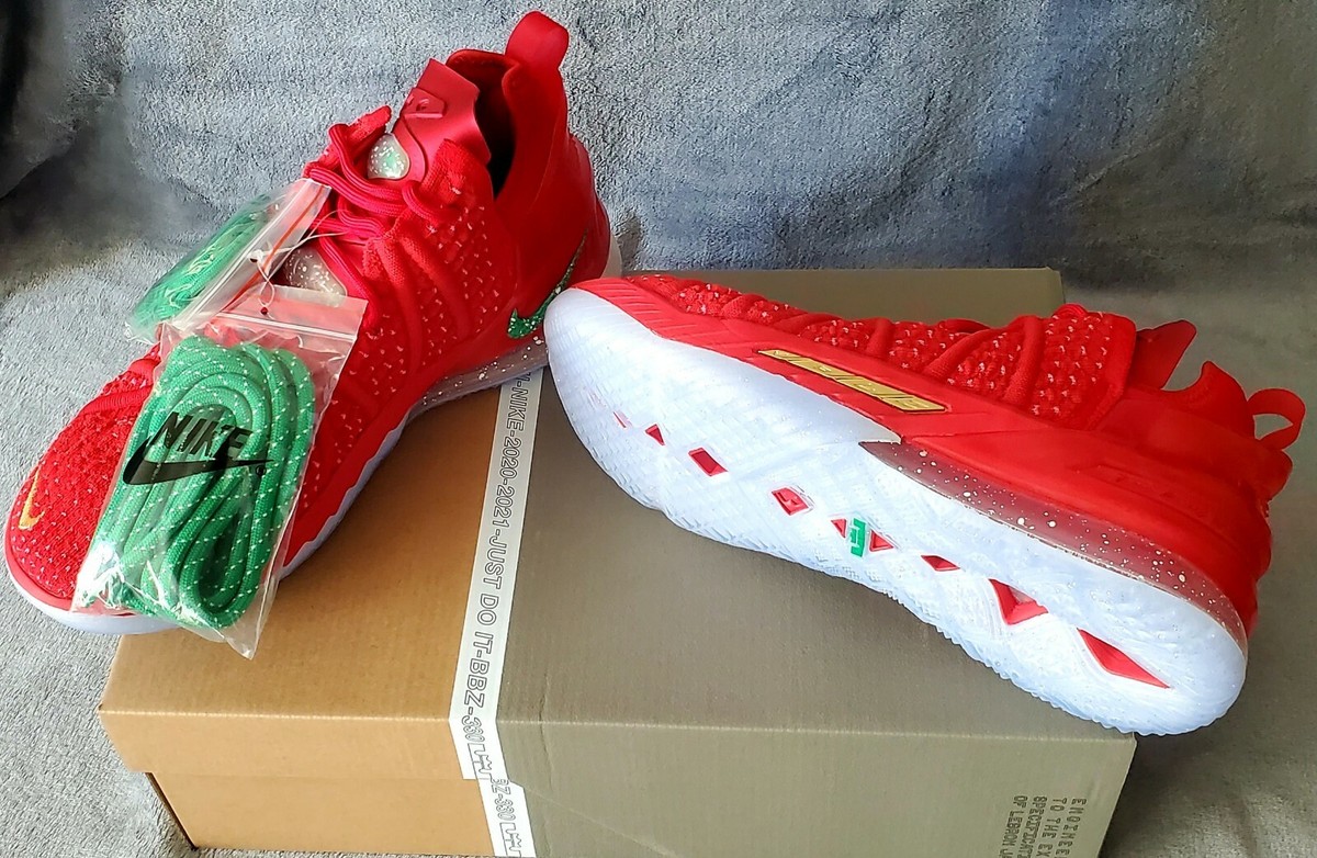 Shoe In La Christmas Lebron 18 Size 12 Nike LeBron 18 X-Mas In LA 2020