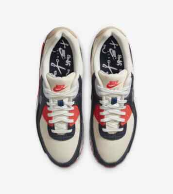 Size 7.5 - Denham x Nike Air Max 90 Infrared for sale online | eBay