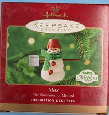 HALLMARK 2000-MAX, THE SNOWMEN OF MITFORD -NEW IN BOX.