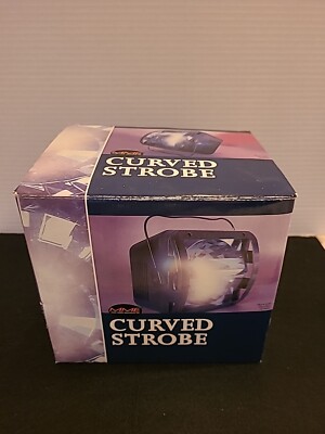 MME Curved Strobe Light Black Model 18181 Item 18213 1 Colored Screen NEW 