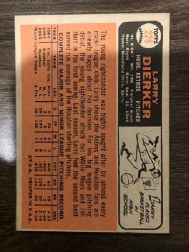 1966 TOPPS BASEBALL CARDS SET BREAK CARDS RANGE EXCELLENT - NEAR MINT - MINT - Picture 159 of 300