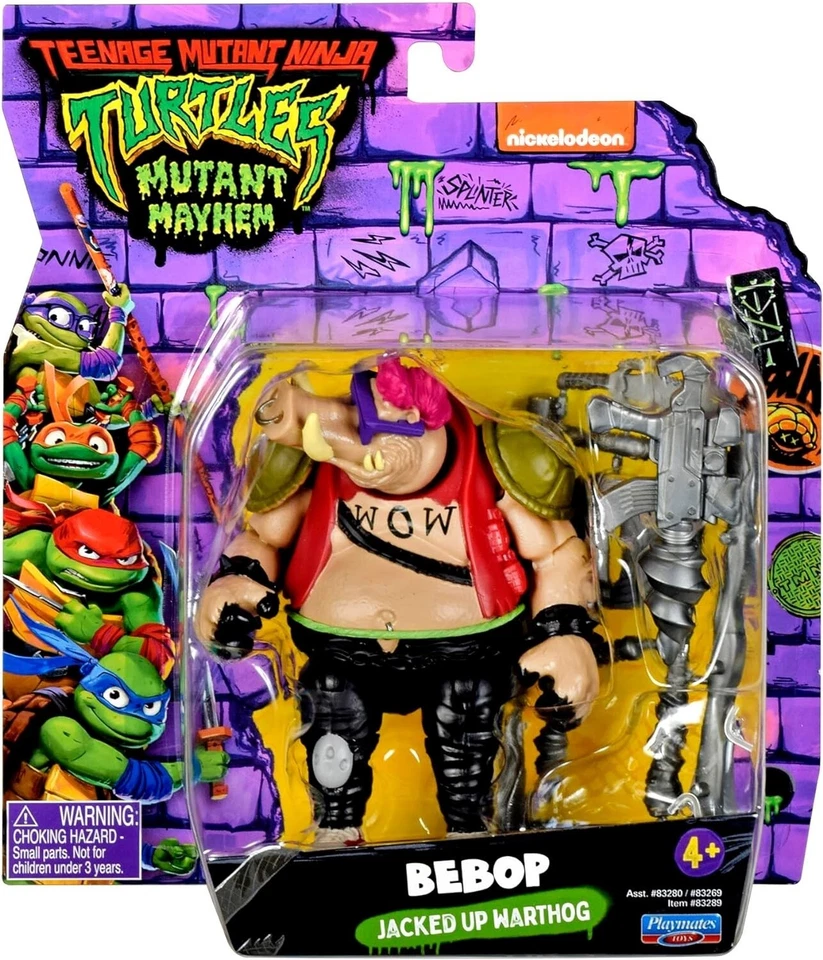 TMNT Mutant Mayhem Movie Action Figures Playmates Toys 4.5″/11 cm Choose figure - Image 3 of 4